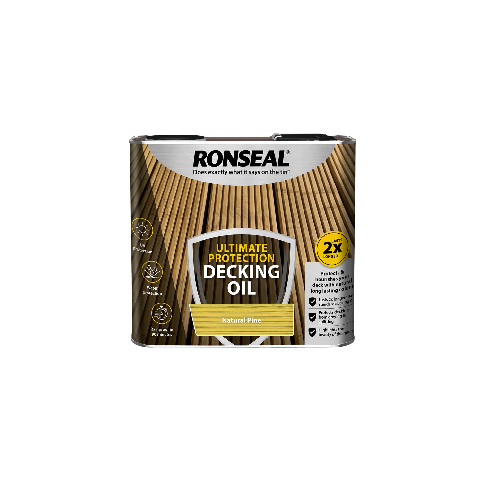 Ronseal Ultimate Protection Decking Oil 2.5L (Natural Pine) โ image 1