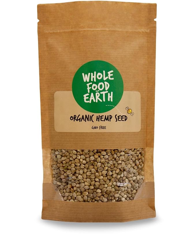 Wholefood Earth Organic Whole Hemp Seeds, 500 g Amazon.co.uk Grocery