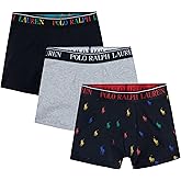 POLO RALPH LAUREN boys Boys' Multi-pack Boxer Briefs