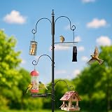 Urban Deco Bird Feeding Station Kit with Deluxe Feeders and Tray view 4
