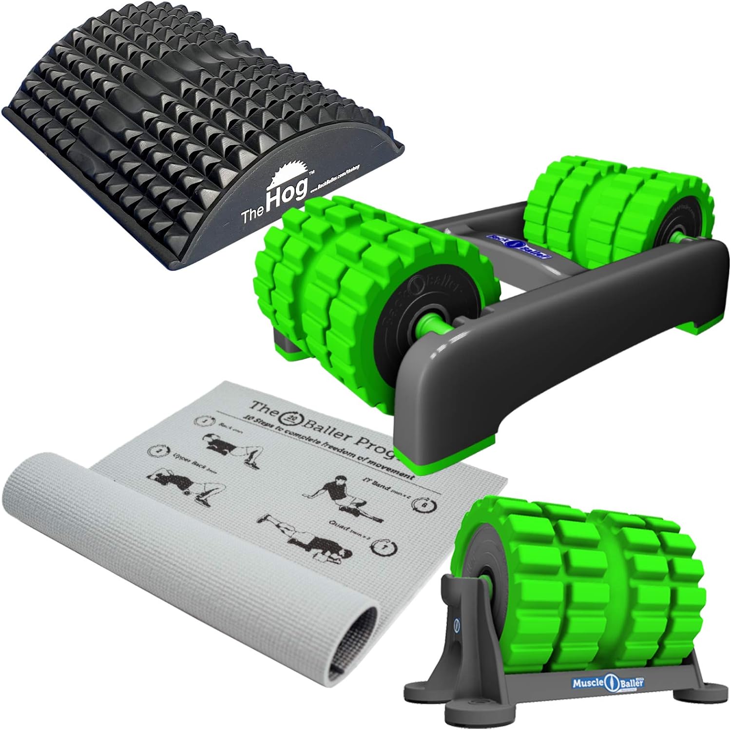 Recovery Bundle: BackBaller, MuscleBaller, The Hog