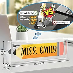 Custom Teacher Name Plate for Desk - Personalized