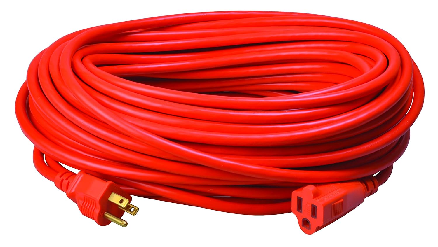 Outdoor Extension Cord 100 Ft Leaf Blower Lawn Mower Christmas Lights