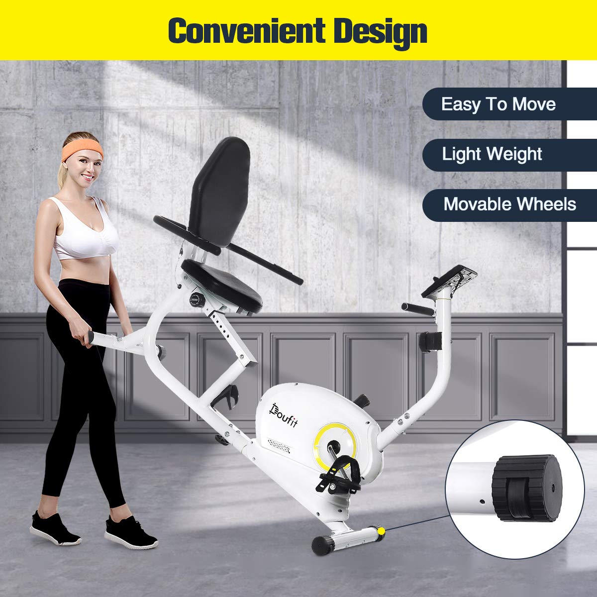Doufit Elliptical Machine for Home Use 