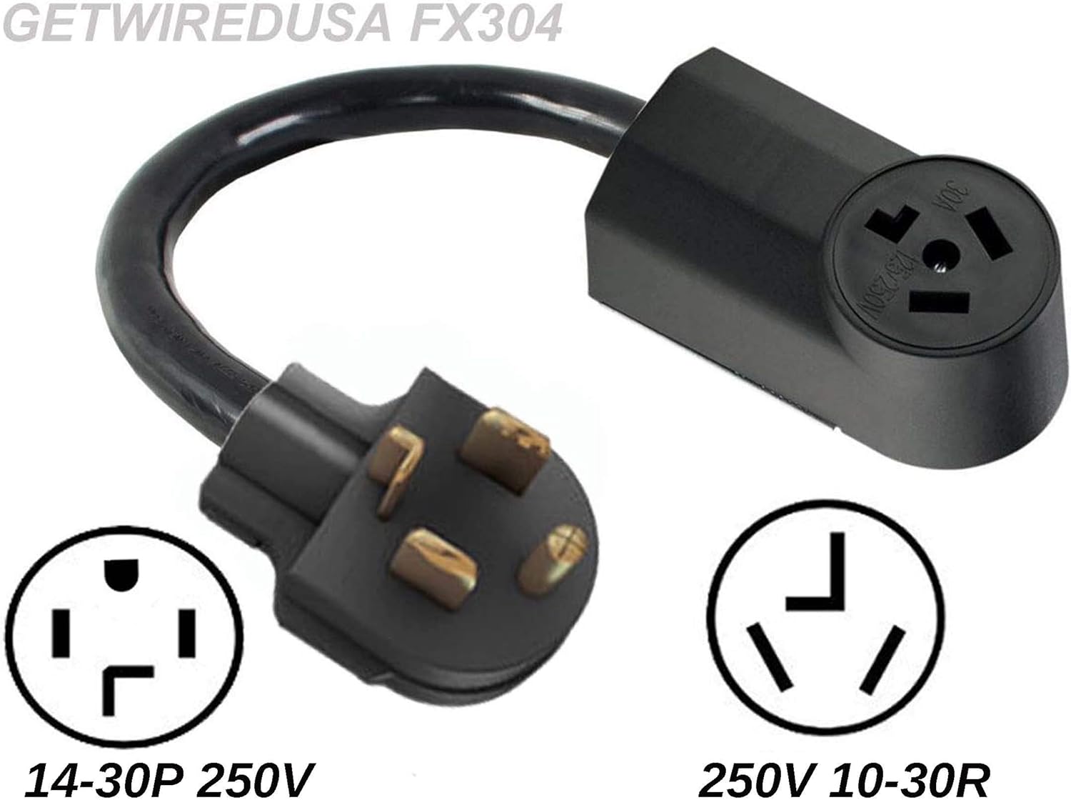 Dryer Power Wall Outlet Conversion Kit, 4Prong To 3Pin Adapter