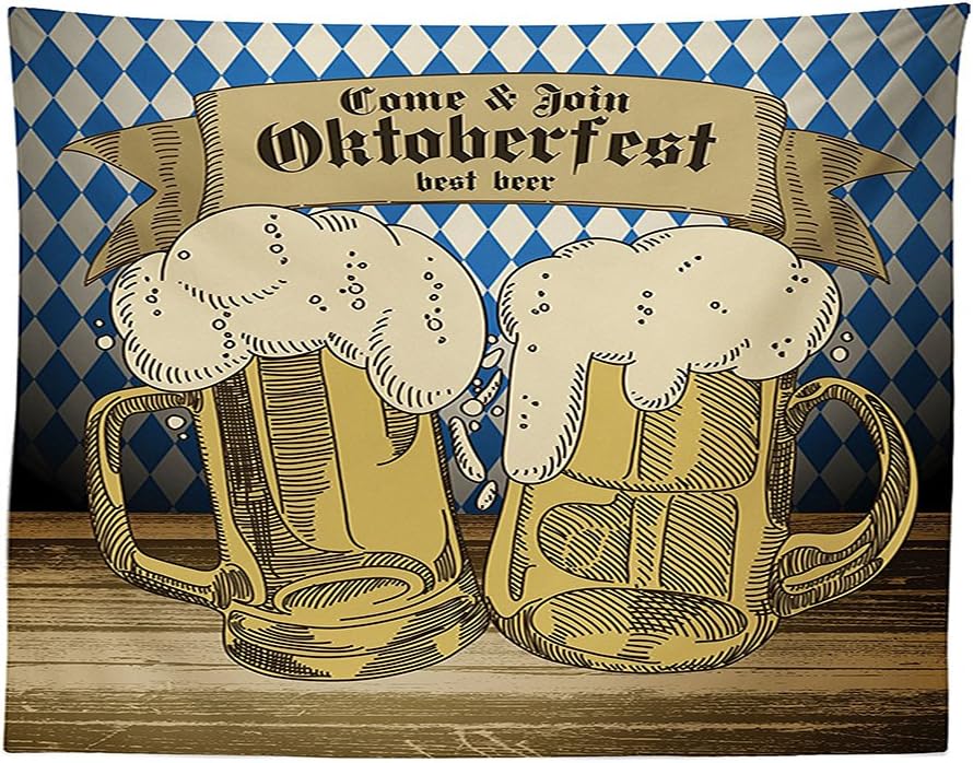 vipsung Oktoberfest Decorations Tablecloth Oktoberfest