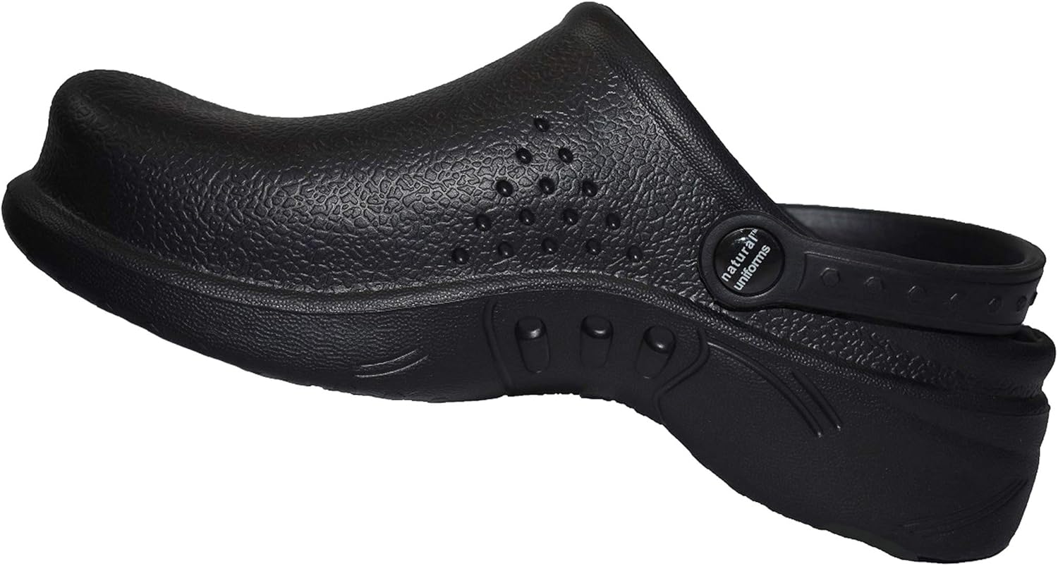 Natural Uniforms Ultralite Women's Clogs with Strap, Nursing Medical Work Mule: Shoes