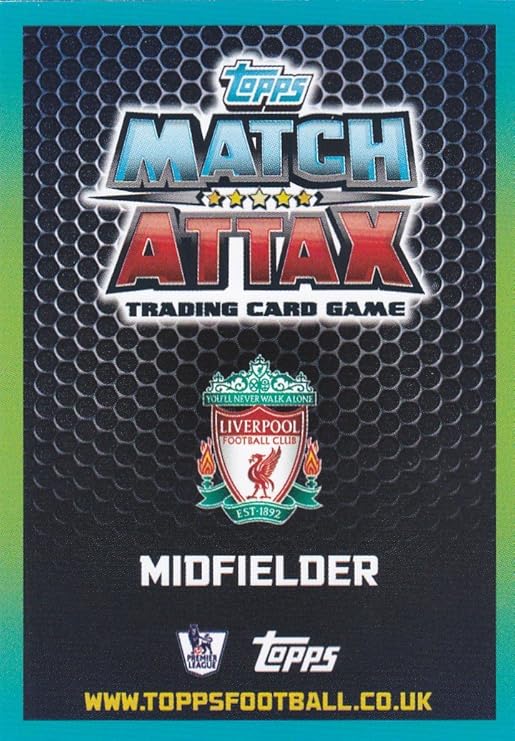 Match Attax 2015/2016 Liverpool 17 Card Team Set Amazon.co.uk Toys