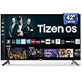 42 Inch 1080P FHD Smart TV with Tizen OS TV Compatible HDR, Full HD Slim Design Smart TV or Monitor with HDMI, Dolby Audio, Voice Remote, Stream Live(2025 Model)