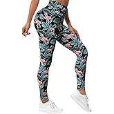 PAGYMO Printed Leggings for Women Patterned Crazy Cute Graphic Design High Waisted Workout Athletic Gym Running Yoga Pants