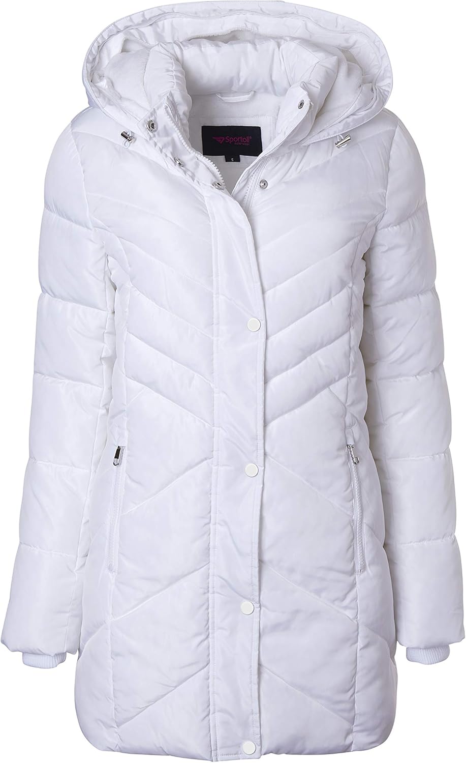 long quilted puffer coat