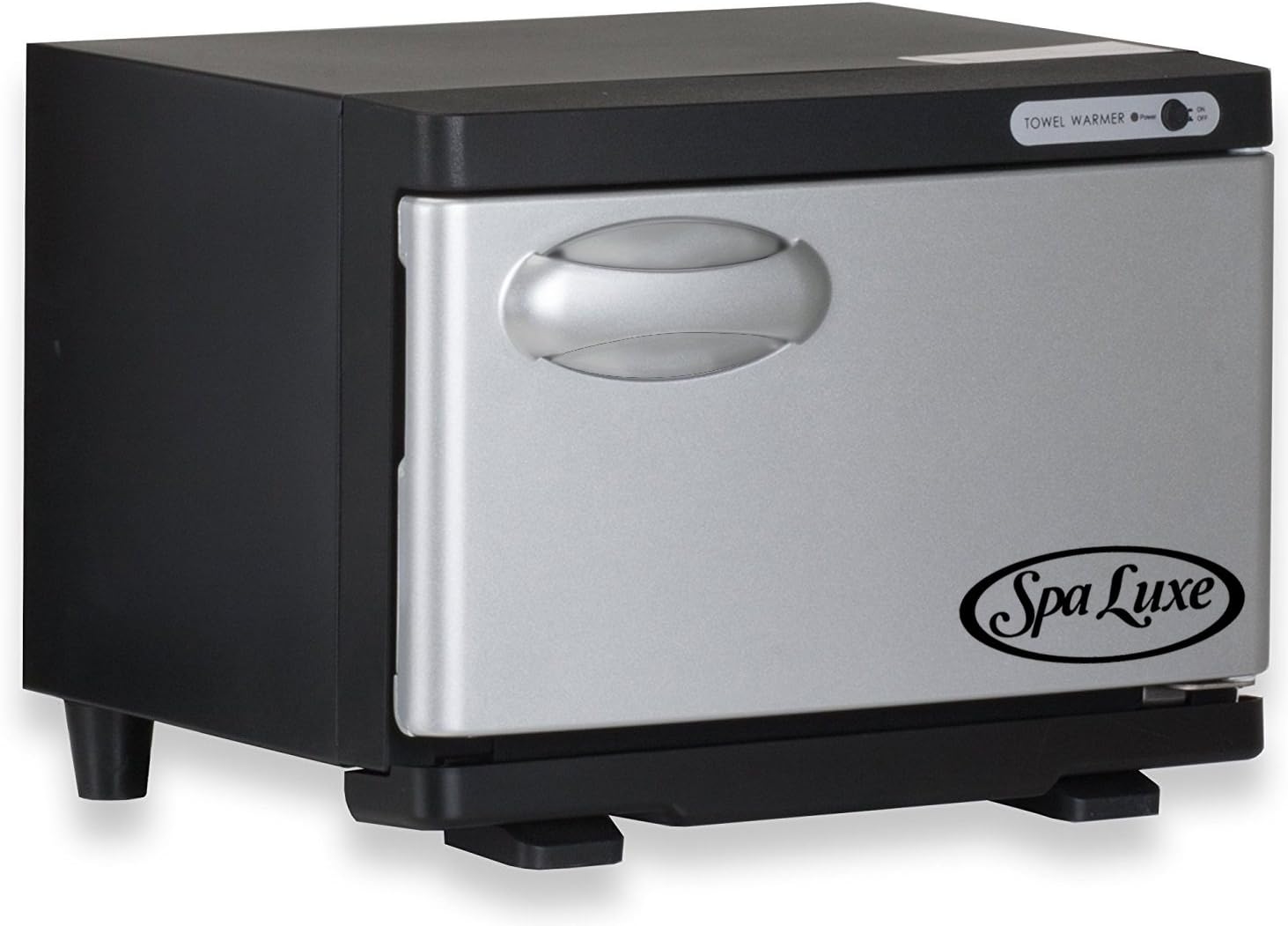 Spa Luxe SL8UVF - Mini Hot Towel Warmer Cabinet with UV (UL approved) (Silver/Black)