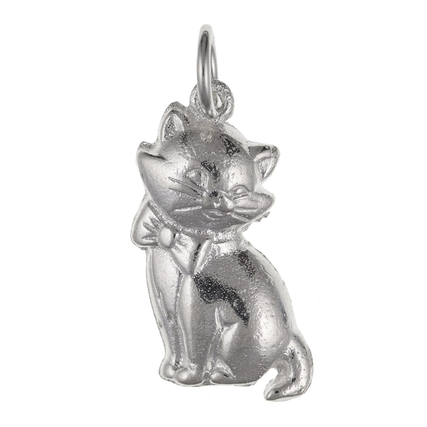 Designer Inspirations Boutique Disney 'MARIE' Cat 925 Sterling Silver Charms for Bracelets Necklaces for Women - Fit European Link Charm Bracelet Necklace - Cute Women's Charms - Slider Dangle Charm
