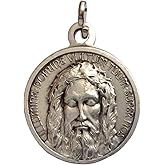 I G J LOT OF 3 (THREE) HOLY FACE SHROUD OF JESUS CHRIST MEDALS - THE PATRON SAINTS MEDALS - 100% MADE IN ITALY