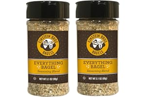 SMILING SWEETS Einstein Bagels Brothers Everything But The Bagel Seasoning 3.1 Oz Pack of Two
