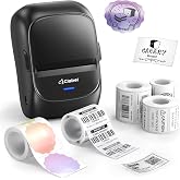 CLABEL 221B Label Printer with 5 Tapes,  2"  Bluetooth Label maker | 5 label types for pricing, product, inventory, packaging, and everyday business labeling