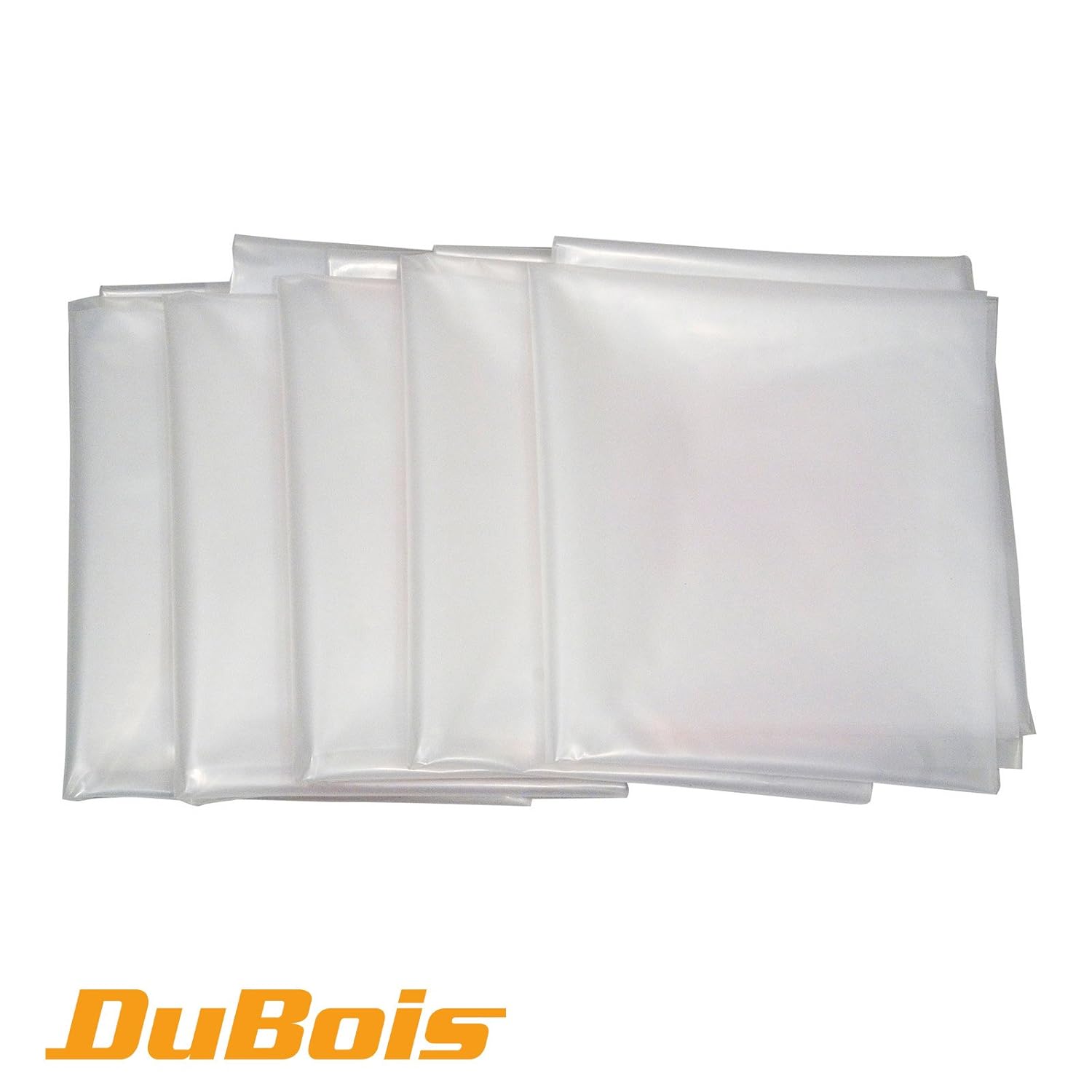5 x Large Strong Reusable Clear Plastic Dust Collection Bags, 508 x