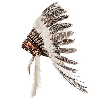 Buy Novum Crafts Feather Headdress Native American Indian