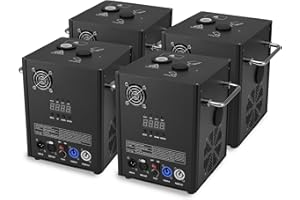 PAIDUN 4PCS Cold Spark Machine 700W Sparkler Fountain 6–19ft Height Adjustable, with Remote Stage Light Machine, Safe & Reusablefor Wedding Party Event Church DJ Show Performance（Not Include Material）
