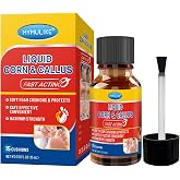 MYMULIKE Liquid Corn Remover, Corn Removers for Toes, Fast Acting, Safe Removes Corns Fast Extra Strength for Kids and Adults, 15ml Liquid with 15PCS Cushions 10PCS Swabs (15ML*1)