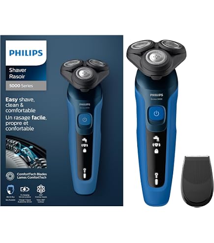 Amazon.com: Philips Shaver Series 5000 Wet & Dry Shaver with