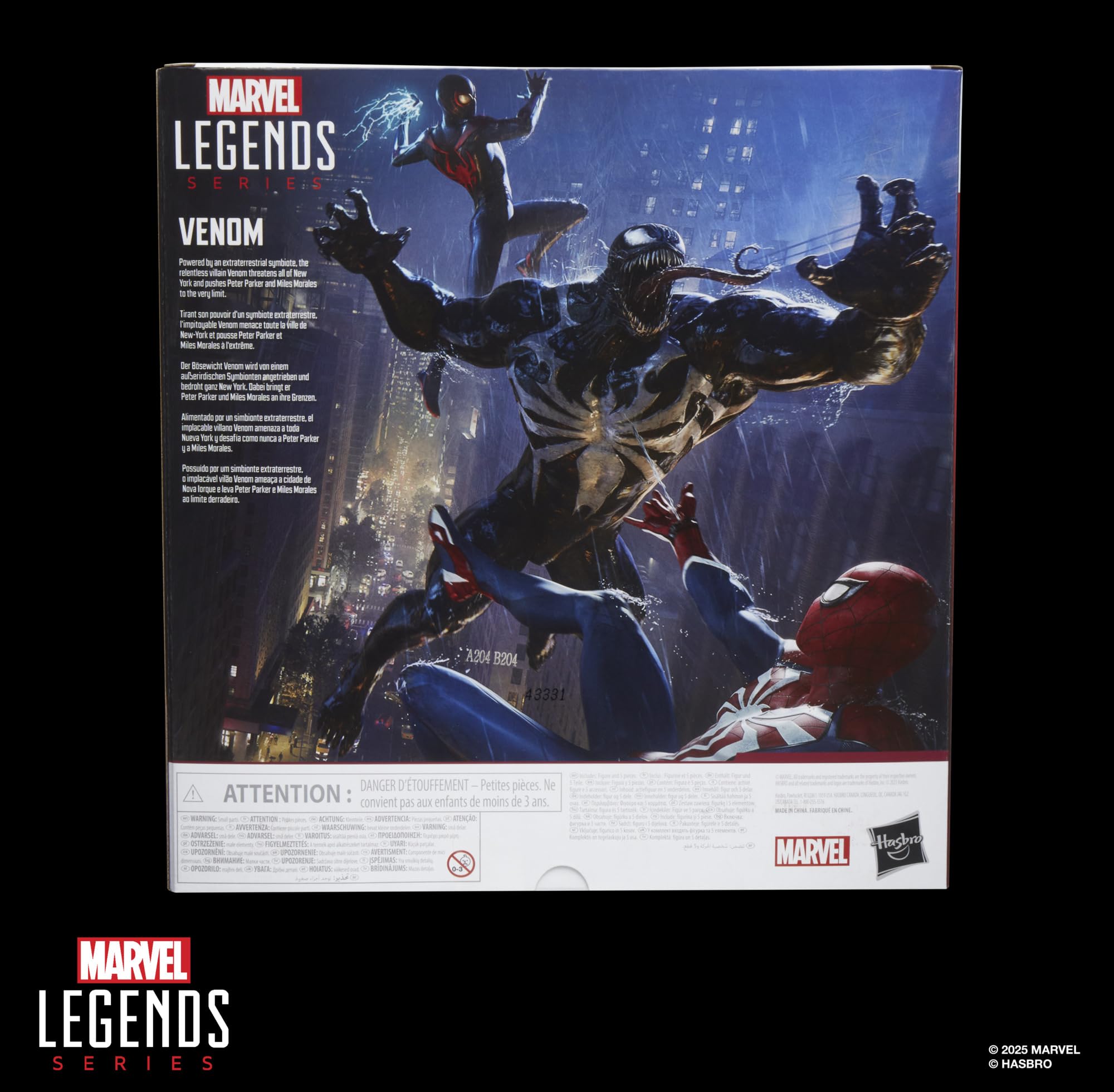 Marvel Legends Series Gamerverse Venom, Spider-Man 2 Video Game-Inspired Collectible10.5 Inch Scale Action Figure