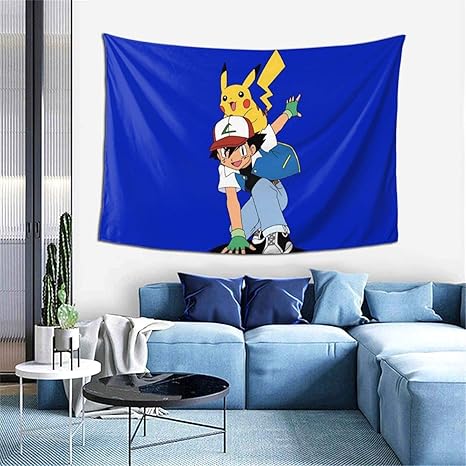 Amazon Co Jp ポケットモンスター 多機能タペストリー壁掛け ファブリック壁掛け おしゃれ 部屋 窓 トップ飾り 個性 家庭飾り 装飾用品 インテリア ホーム飾り 窓 カーテン 新居祝い 結婚祝い ギフト 152ｘ102ｃｍ ホーム キッチン