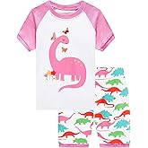 Little Hand Toddler Girls Pajamas Short Pjs Set Dinosaur Unicorn Jammies Cat Sleepwear Cotton Clothes 2-7 Years
