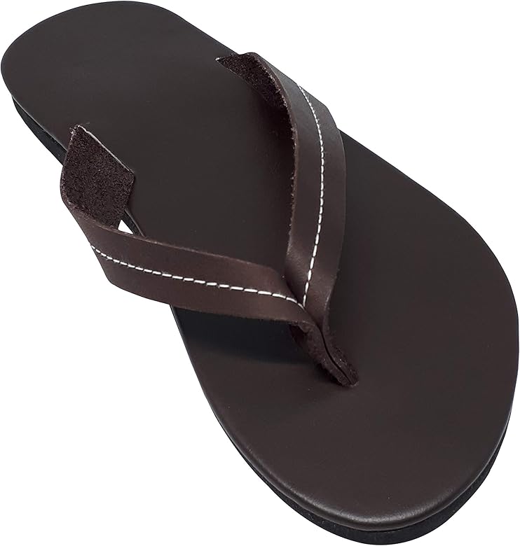 chocolate brown flip flops