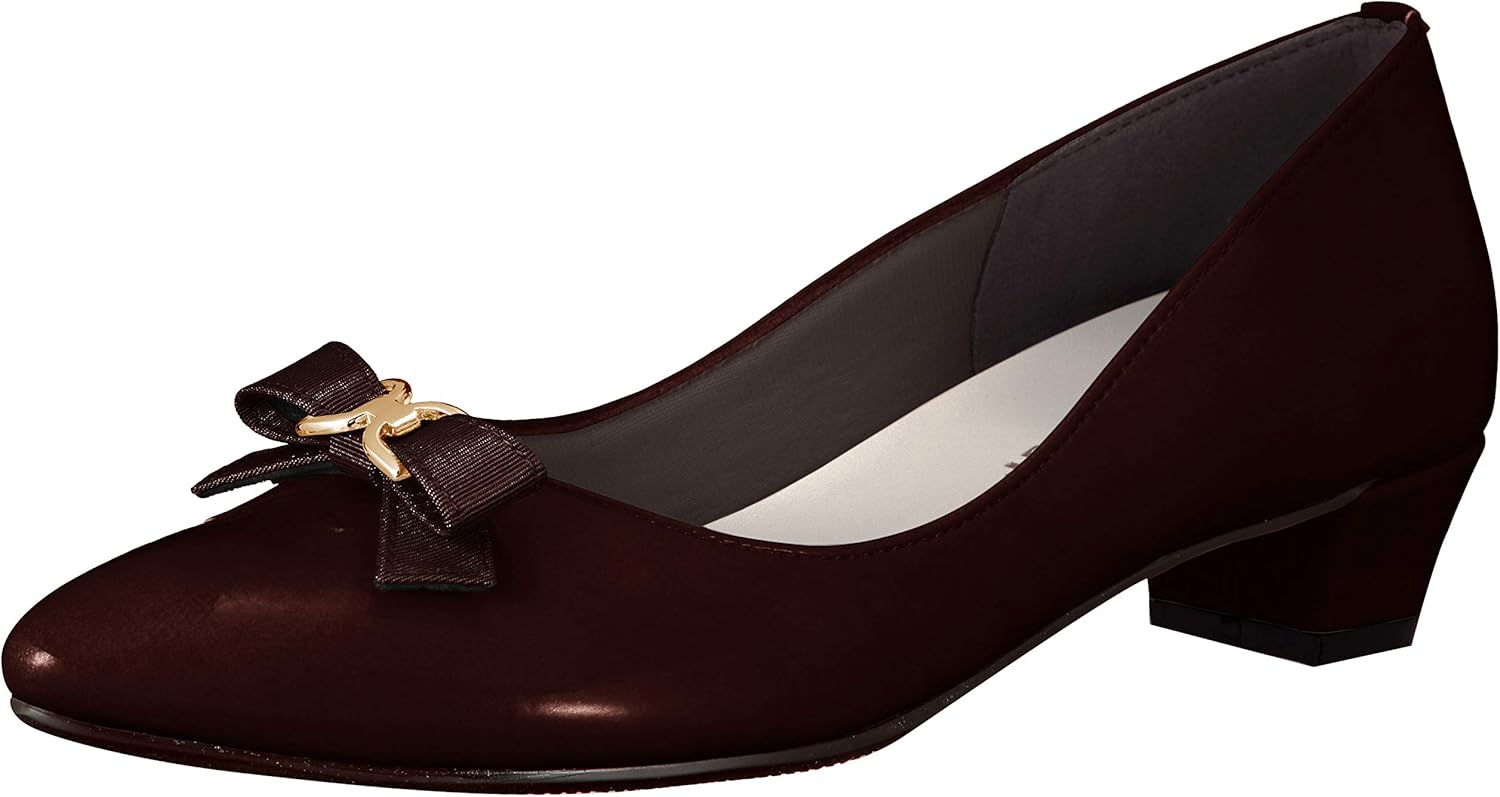 【ジェリービーンズ】リボンレインパンプス レディース ワイン