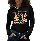 Long Sleeve Shirts for Women - Womens Christian Graphic Tees Religious Sayings Inspirational Tee Tops