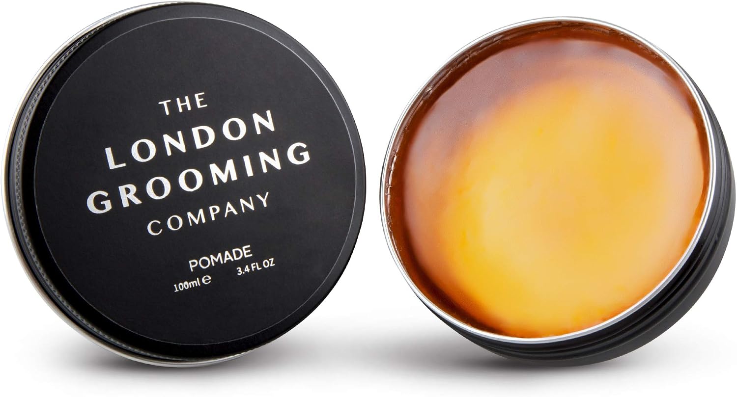 The London Grooming Company Water-Based Hair Pomade For Men, Clear, 100 ml (Pack of 1) - Image 4