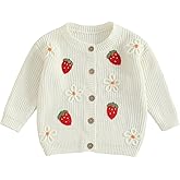 Newborn Infant Baby Girl Cardigan Button Down Knit Sweatshirt Toddler Lightweight Sweater Easter Spring Outfits