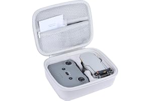 Peyyargo Storage Case Compatible with DJI Mini 4K Drone Accessories, with Propeller Protectors and Control Stick Cover (Grey)