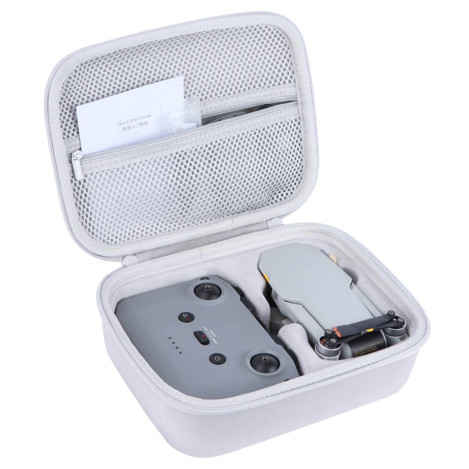 Peyyargo Hard Protective Case Compatible with DJI Mini 4K Drone with Camera 4K Professional (Grey)