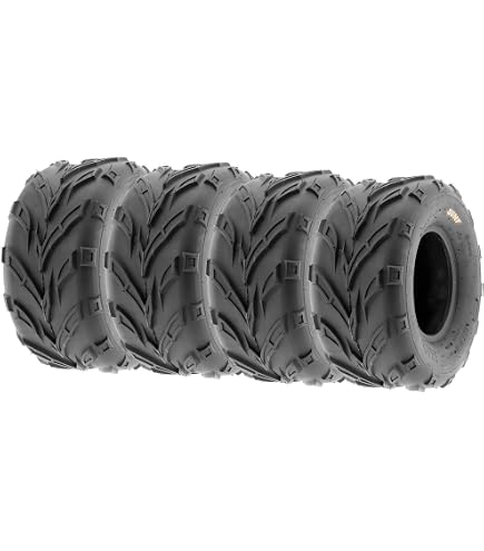 Amazon.com: SunF Front 145/70-6 Rear 16x8-7 Tubeless 6 Ply - A051
