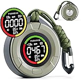 Pildegro 4-in-1 Portable Carbon Monoxide and Carbon Dioxide Detector, Upgraded Rechargeable Travel CO & CO2 Monitor 3-Day Standby, Premium Real-Time CO & CO2 Alarm for Air Safety & Quality (Grey)