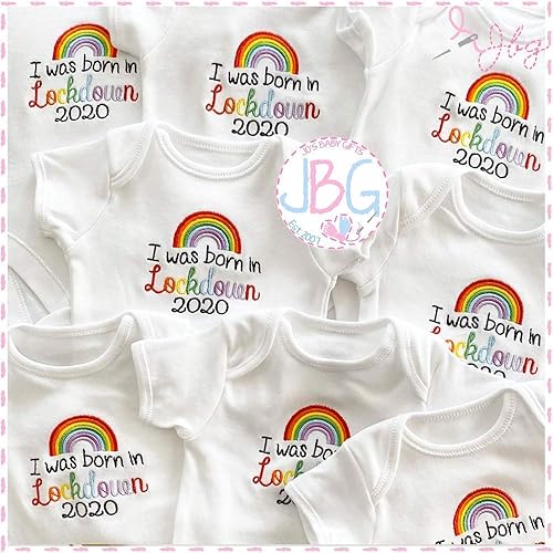 born in 2020 baby vest