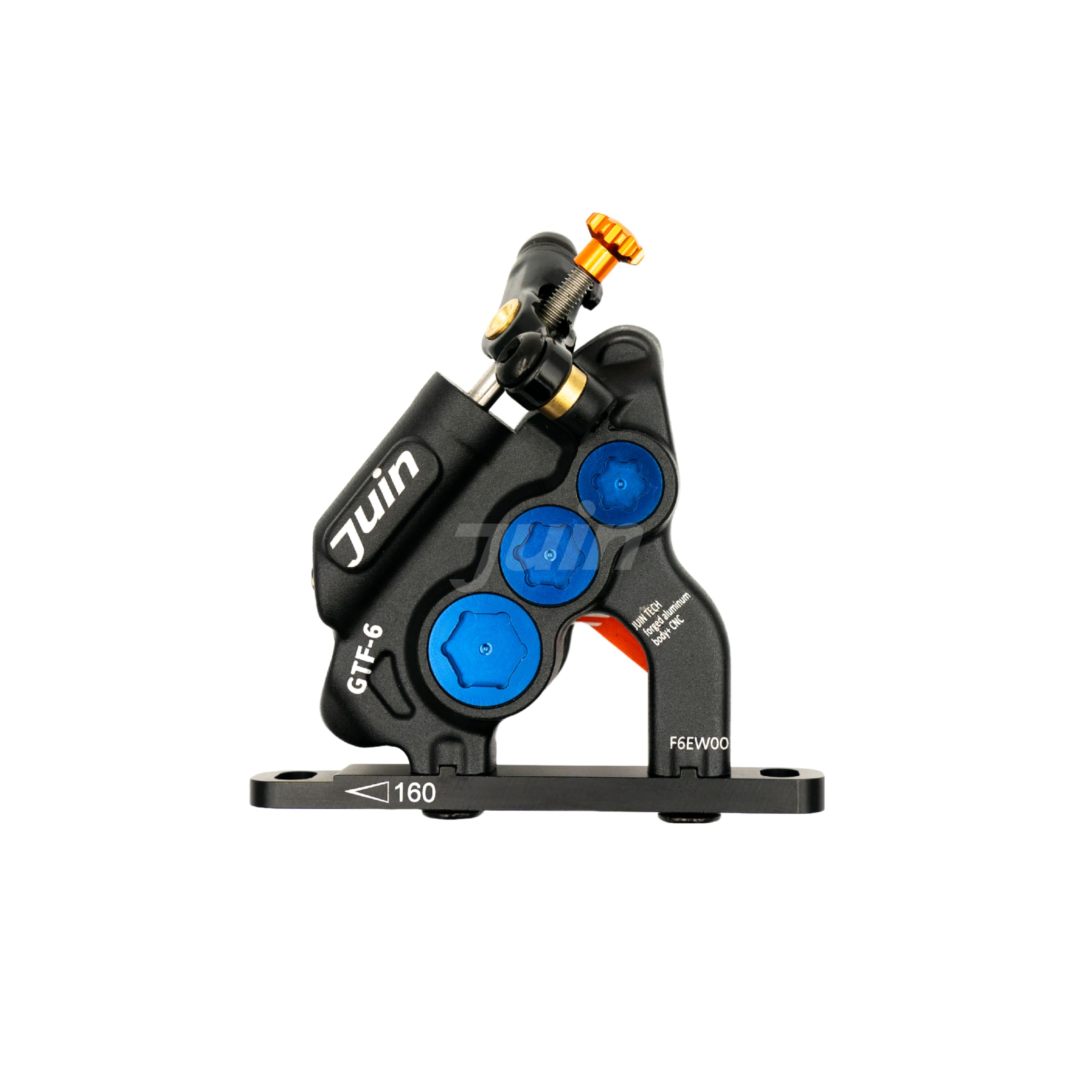 Juin GTF-6 Hybrid Hydraulic Disc Brake Caliper (Black)