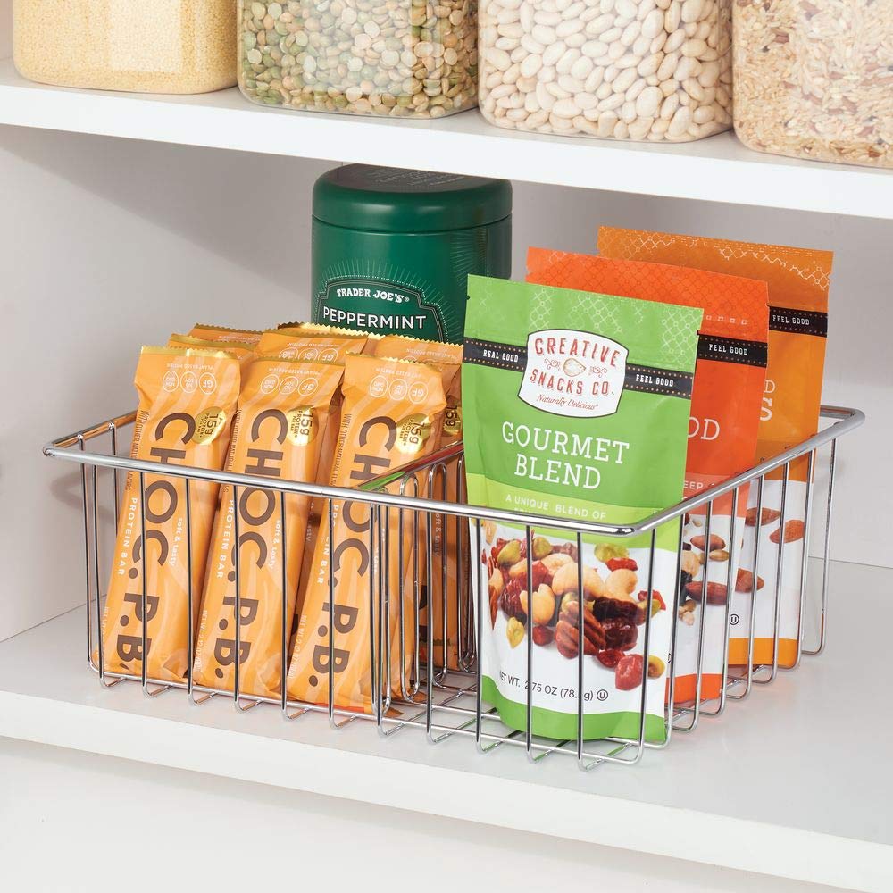 color bronce Práctica cesta de almacenaje con 3 compartimentos para