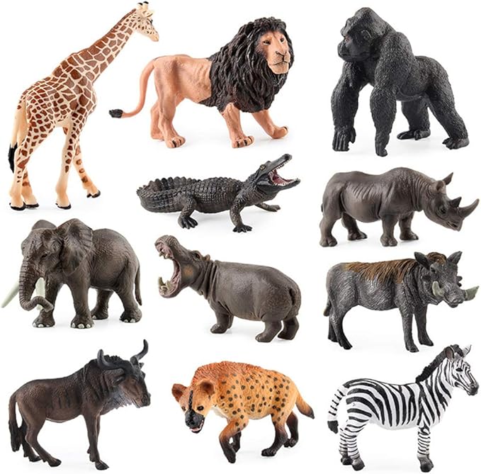 lifelike animal figurines