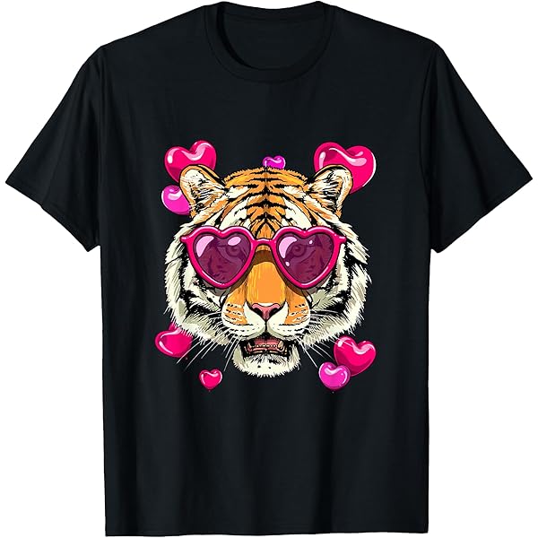 Amazon.com: Cool Wild Tiger Tee shirts, Tiger Fashion Graphic