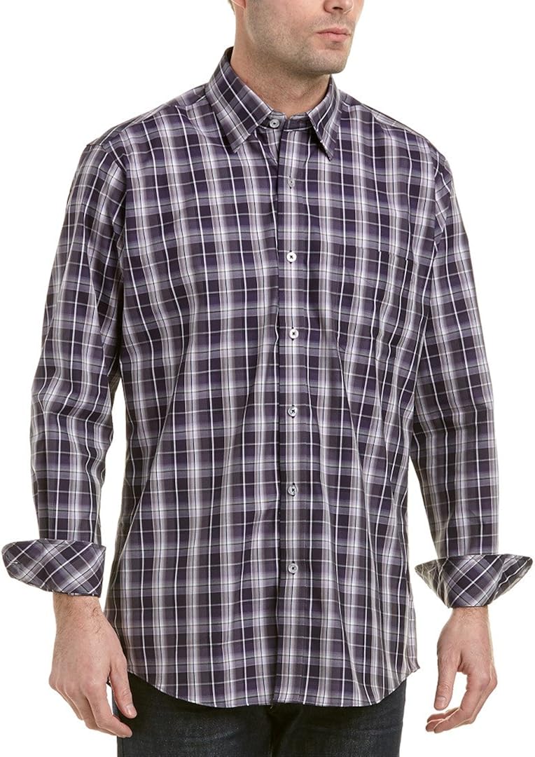 Forsyth of Canada Classic Fit NonIron Long Sleeve Multi Grid Sport