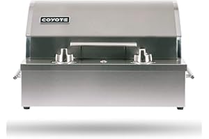 COYOTE OUTDOOR LIVING Coyote Portable Electric Grill, 18 Inch Built-in Grill with Ceramic Flavorizer - C1EL120SM