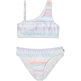Lucky Brand Girls' One-Piece and Two-Piece Bikini Swimsuits with UPF 50+ Sun Protection, Quick Drying Bathing Suit