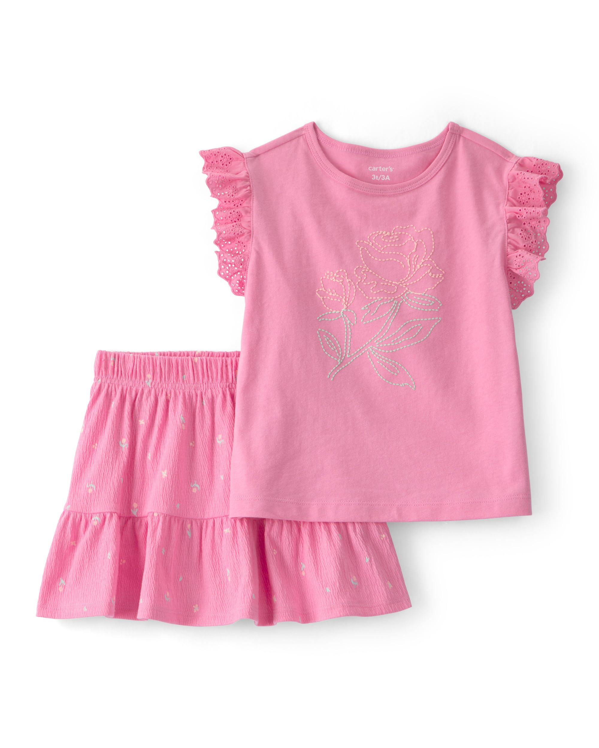 Carter’s Girl 2-Piece Set, Pink, 4T