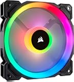 Corsair LL120 RGB Ventilador de PC (120 mm, Doble Halo RGB LED PWM) Paquete Soltero