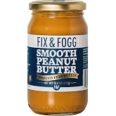 Fix & Fogg Smooth Peanut Butter Spread — New Zealand Made – 13.2 oz, 1 Pack | Natural Peanut Butter Spread, No Added Sugar, P