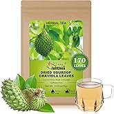 FullChea - Premium Soursop Leaves Tea - 170+ Hojas De Guanabana - Non-GMO - Caffeine-free