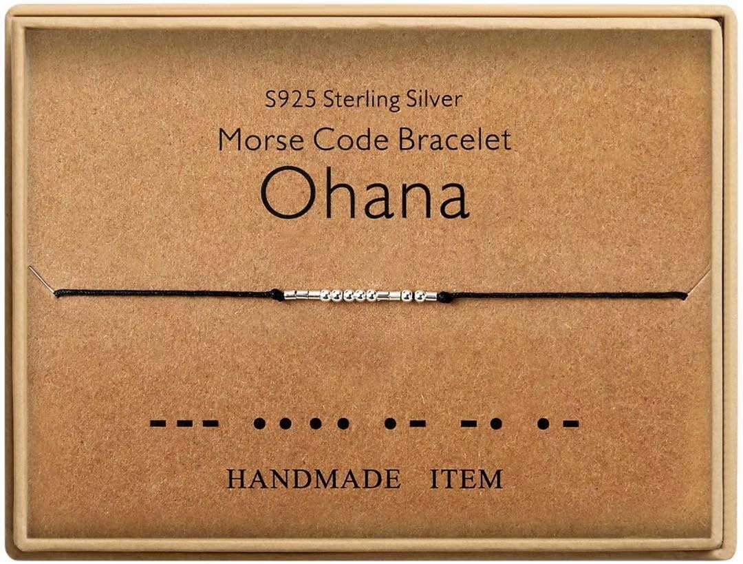 KGBNCIEInspirational Gifts for Women, Morse Code Funny Gifts Bracelets for Women, Morse Code Bracelets Friend Gifts